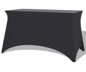 vidaXL Huse elastice pentru masă, antracit, 183 x 76 x 74 cm, antracit