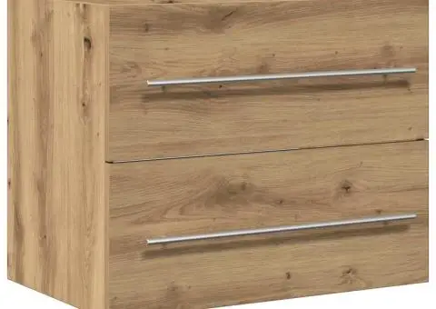 Dulap pentru chiuveta de baie Stejar Artisan Lemn prelucrat - 2/5