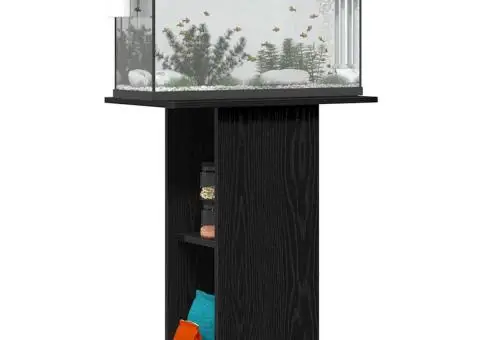 Suport acvariu Stejar negru 60,5x36x72,5 cm Lemn prelucrat - 4/5