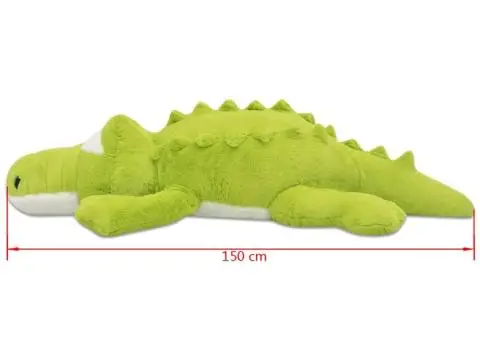 Crocodil de pluș de jucărie XXL, 150 cm - 5/5