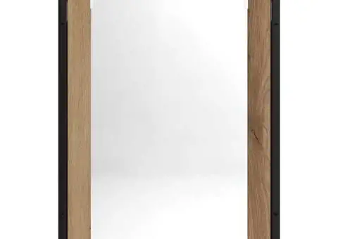 Dulap cu oglindă pentru baie Stejar Artisan Lemn prelucrat - 4/5