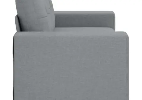 Canapea lovesea gri deschis 120 cm stofa - 5/5