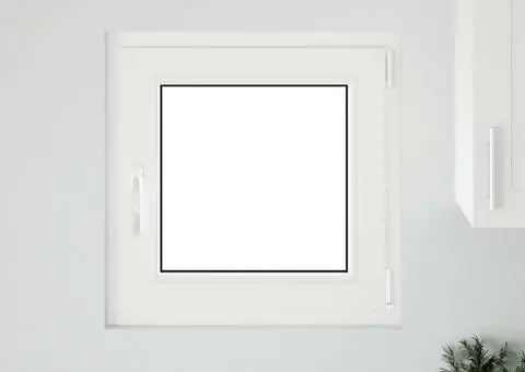 Fereastra de subsol „RISOR” 60x60 cm Pt&Turn DIN Dreapta Alb - 3/5