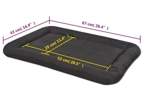 Saltea pentru câini, mărime L, negru - 5/5