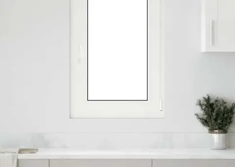 Fereastră de subsol RISOR 60x80 cm Pânz-întors DIN dreapta alb - 1/5