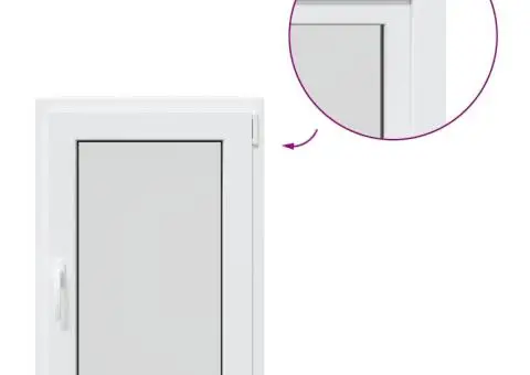 Fereastră de subsol RISOR 60x80 cm Pânz-întors DIN dreapta alb - 2/5