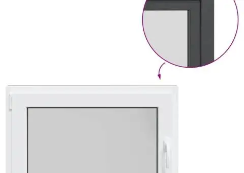 Fereastra de subsol 90x60 cm Rabatabil DIN Stânga Antracit - 2/5