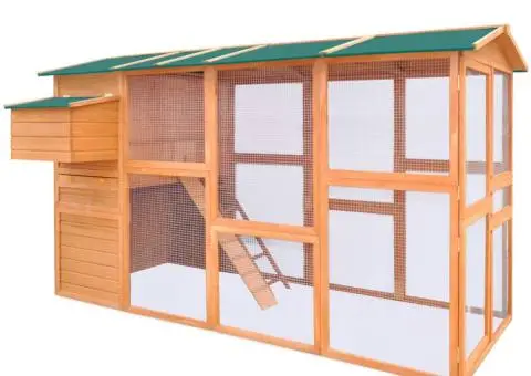 Coteț pentru păsări, 295 x 163 x 170 cm, lemn - 2/5