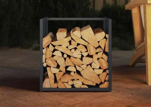 Suport pentru lemne de foc Antracit Oțel laminat la rece - 3/5