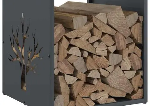 Suport pentru lemne de foc Antracit Oțel laminat la rece - 4/5