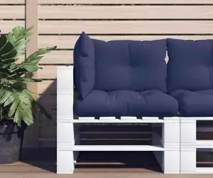 vidaXL Perne canapea din paleți, 3 buc., bleumarin, textil Oxford