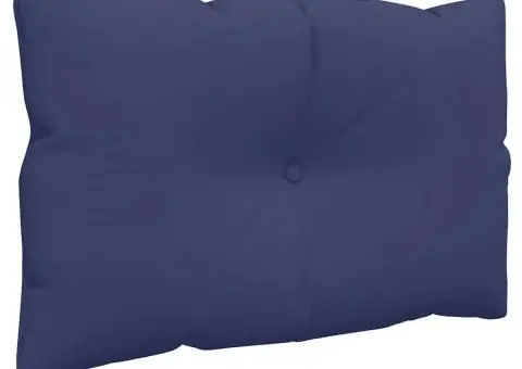 Perne canapea din paleți, 3 buc., bleumarin, textil Oxford - 5/5