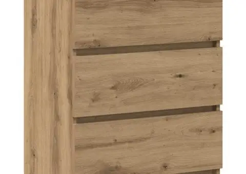 Servantă, stejar artizanal, 60x35x76 cm, lemn prelucrat - 2/5