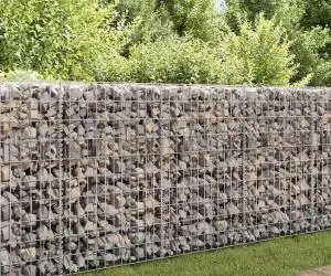 vidaXL Coș gabion, 120 x 30 x 100 cm, oțel galvanizat