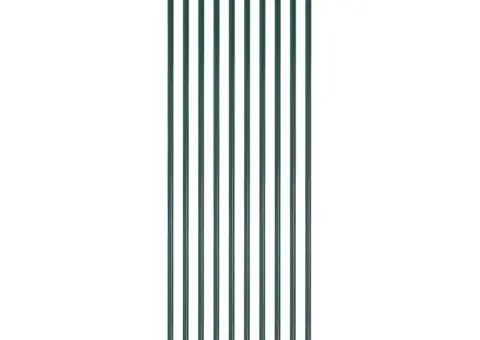 Țăruși grădină, 10 buc, 1,5 m, metal, verde - 1/4