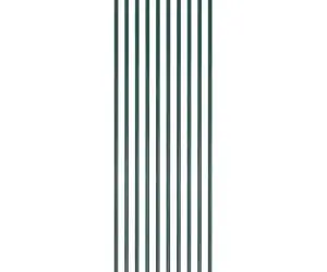 Țăruși grădină, 10 buc, 1,5 m, metal, verde