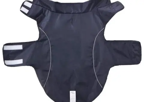 Pelernă de ploaie pentru câini cu benzi reflectorizante 2XL - 4/5