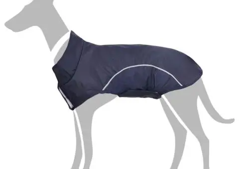 Pelernă de ploaie pentru câini cu benzi reflectorizante L - 1/5