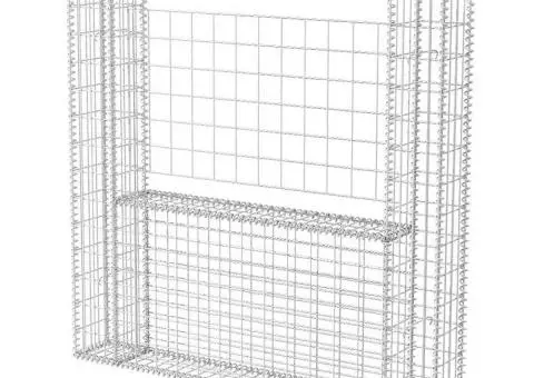 Coș gabion în formă de U, 160 x 20 x 150 cm, oțel galvanizat - 2/5
