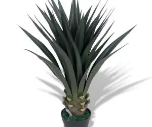 vidaXL Plantă Yucca artificială cu ghiveci, 85 cm, verde
