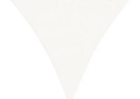 Pânză parasolar din HDPE triunghiulară 3,6x3,6x3,6 m, alb - 2/5