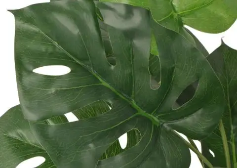 Plantă artificială Monstera cu ghiveci, 45 cm, verde - 2/2