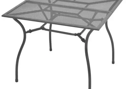 Set mobilier exterior cu scaune pliante, 5 piese antracit, oțel - 2/5