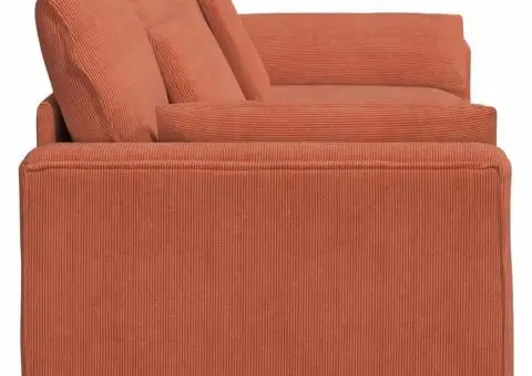 Canapea modulară cu perne, roșu portocaliu - 5/5