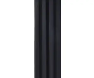 vidaXL Draperie opacă, ocheți metalici, 270 x 245 cm, negru