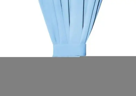 Draperii opace cu ocheți metalici, 2 buc, 135 x 245 cm, turcoaz - 3/4