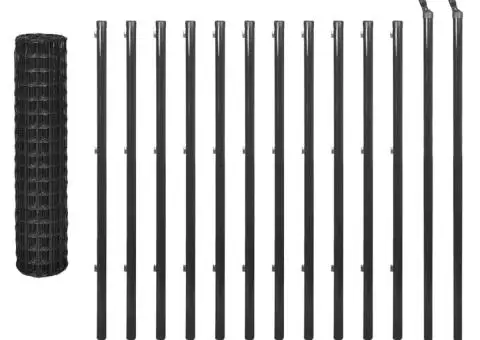 Euro gard, gri, 25 x 1,2 m, oțel - 1/3