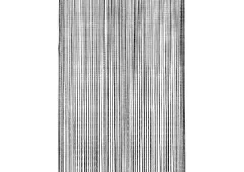 Draperii cu franjuri, 2 buc., 100 x 250 cm, negru - 4/5