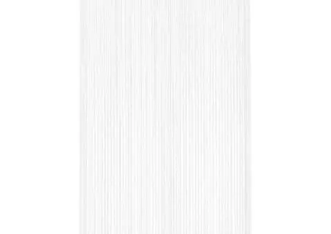 Draperii cu franjuri, 2 buc., 140 x 250 cm, alb - 4/5