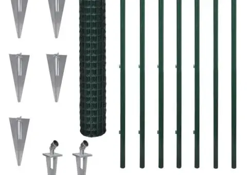 Euro gard, verde, 10 x 1,5 m, oțel - 2/5