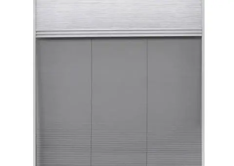 Paravan insecte plisat de fereastră aluminiu 60x80cm cu umbrar - 3/5