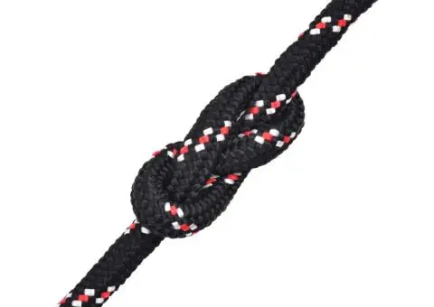 Frânghie marinărească din polipropilenă 8 mm 100 m, negru - 2/2