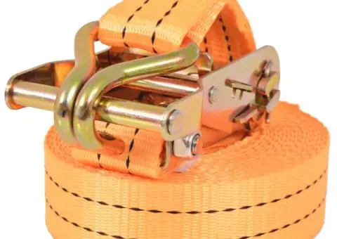 Chingi de fixare cu clichet 4 buc, 1 tonă, 6mx38 mm, portocaliu - 2/5