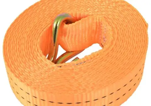 Chingi de fixare cu clichet 4 buc, 1 tonă, 6mx38 mm, portocaliu - 3/5