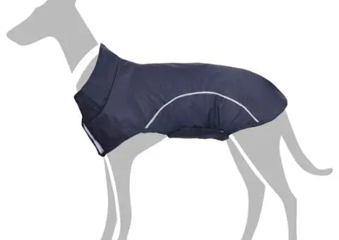 Pelernă de ploaie pentru câini cu benzi reflectorizante S - 1/5