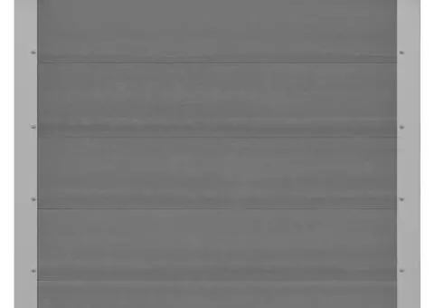 Strat înălțat de grădină, gri, 100 x 100 x 91 cm, WPC - 4/5