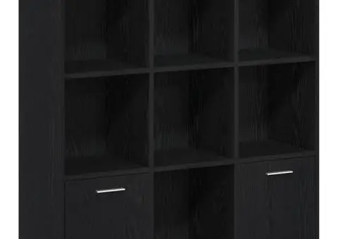 Bibliotecă, stejar negru, 98x29x97,5 cm, lemn prelucrat - 2/5