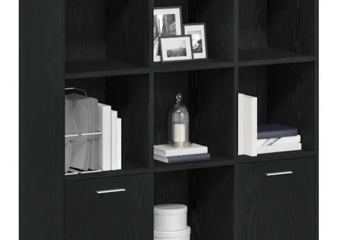 Bibliotecă, stejar negru, 98x29x97,5 cm, lemn prelucrat - 4/5