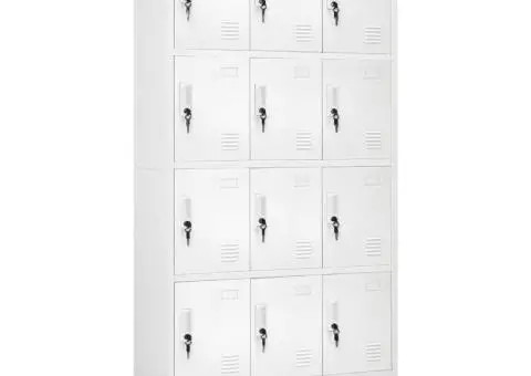 Dulap vestiar cu 12 compartimente, 90x45x180 cm - 1/5