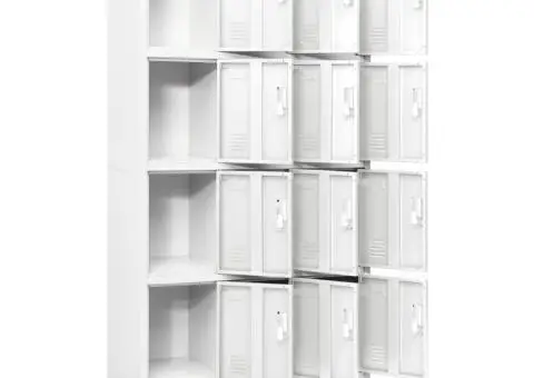 Dulap vestiar cu 12 compartimente, 90x45x180 cm - 3/5