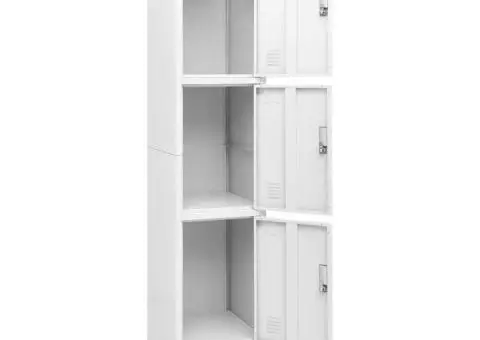 Dulap vestiar cu 3 compartimente, 38x45x180 cm - 3/5