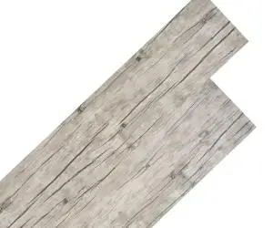 vidaXL Plăci de pardoseală, stejar spălat, 5,26 m², 2 mm, PVC