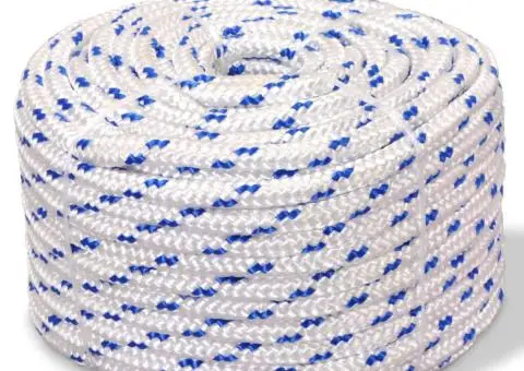 Frânghie marinărească din polipropilenă 6 mm 100 m, alb