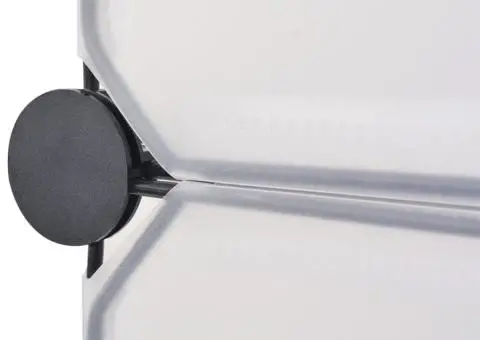 Organizator de pantofi interconectat, 10 compartimente, alb - 4/5