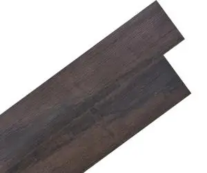 vidaXL Plăci pardoseală autoadezive, maro închis, 5,02 m², 2 mm, PVC
