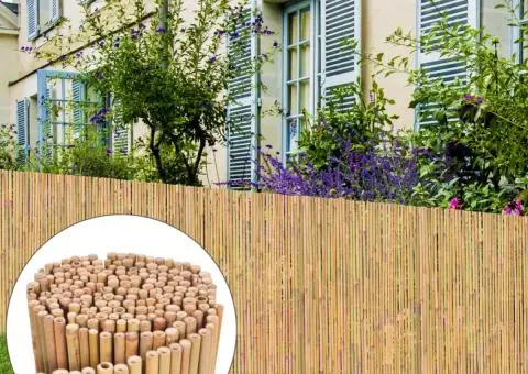 Gard din bambus, 300 x 100 cm - 1/5